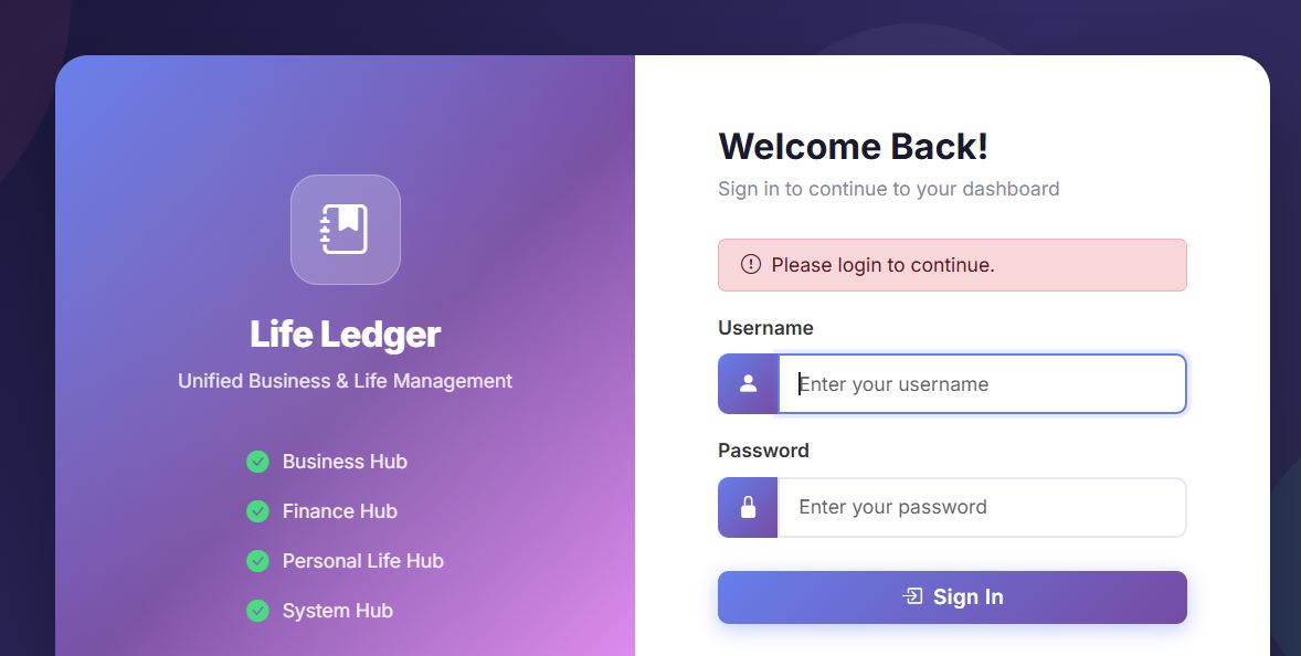 Life Ledger